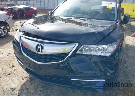 2016 Acura Mdx Technology Acurawatch Plus Packages/Technology Package из США, поврежденный, VIN 5FRYD3H4XGB008150